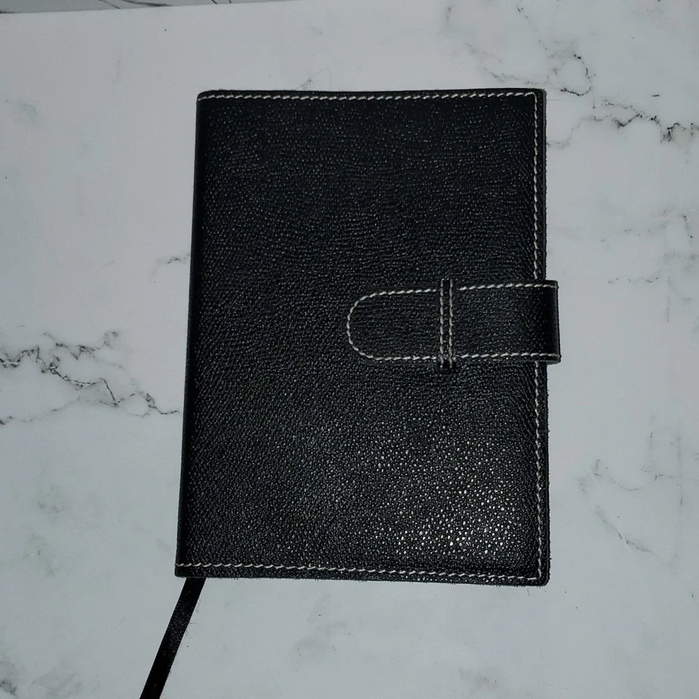New FORAY Black High Quality Covered Journal, Notebook.